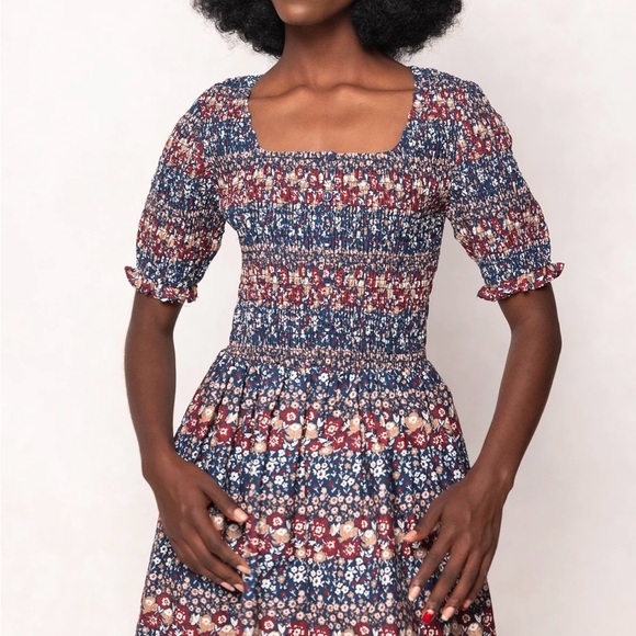 Ivy City Co Parker dress in dusk floral medley NWT - Picture 5 of 7